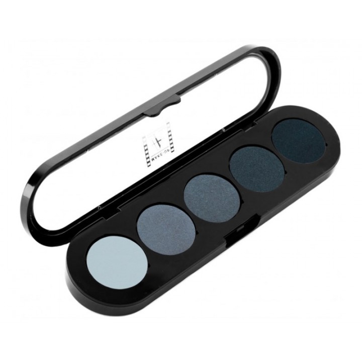 Палітра тіней 5 кольорів чорно-біла T12 - Make-up Atelier Paris