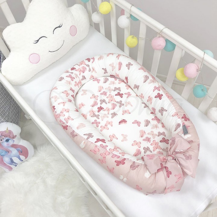Кокон Baby Design Premium "Бабочки" - Msonya