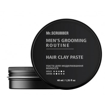 Паста для моделювання волосся - Mr.Scrubber Men's Grooming Routine