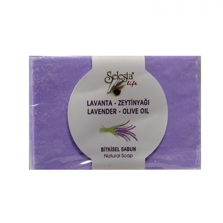 Растительное мыло с лавандой и оливковым маслом 100 г - Selesta life