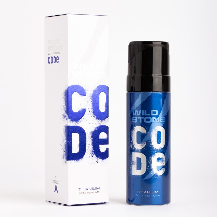 Спрей для тіла для чоловіків - Wild Stone Code Titanium Body Perfume